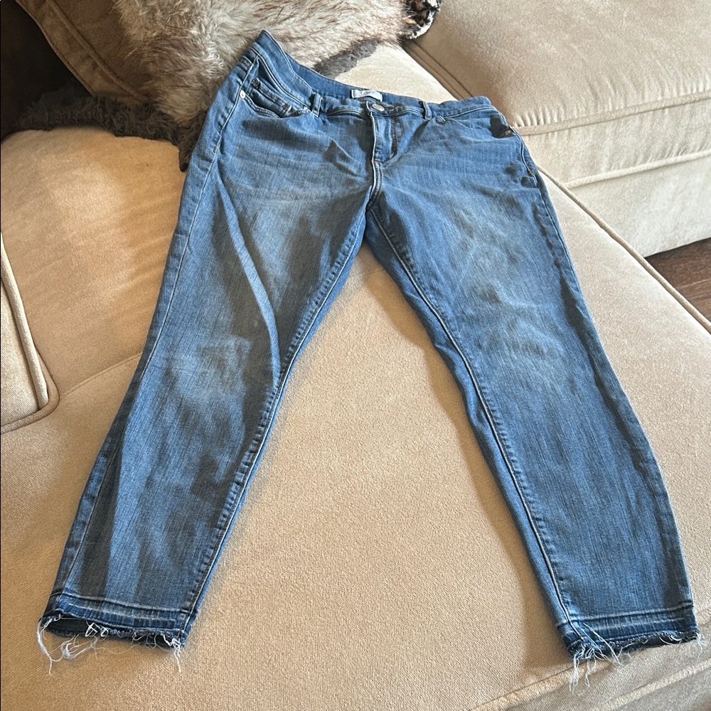 LOFT Blue Ankle Jeans